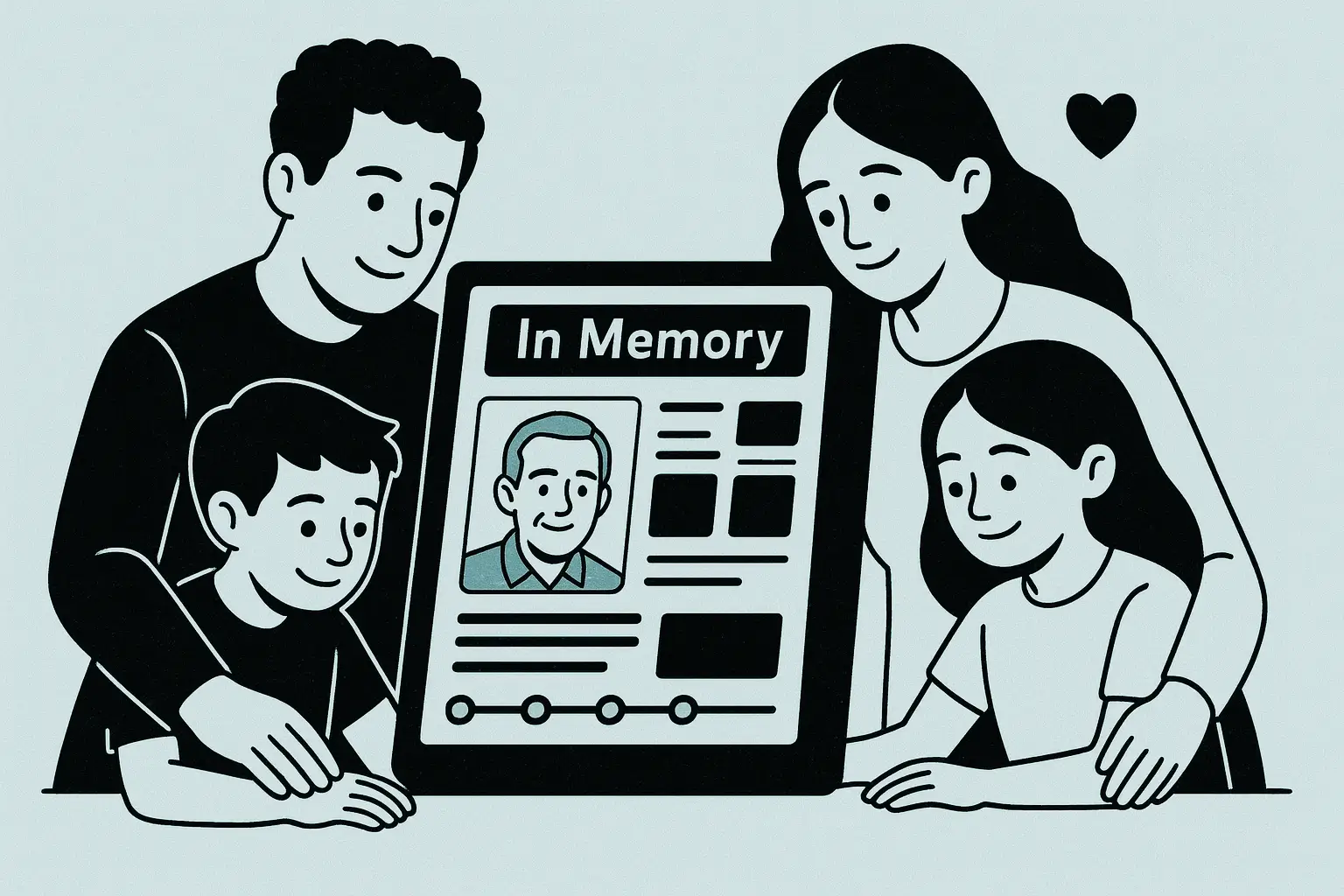 Family honoring loved one